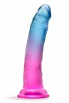 Blush B Yours Beautiful Sky Sunset 19 cm model PVC z przyssawką, gradientowy, kompatybilny z uprzężą