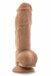 Au Naturel Big Boy 10" Mocha model anatomiczny z przyssawką, FlexiShaft™, Sensa Feel®