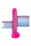 Au Naturel Bold Daddy 14” Pink model anatomiczny z przyssawką, Sensa Feel® dual density