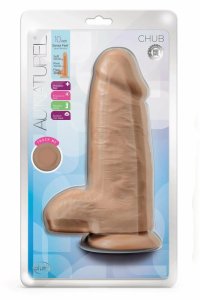 Au Naturel Chub 10 Inch Mocha model anatomiczny z systemem FlexiShaft™, Sensa Feel®