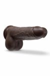 DR. SKIN DR. MURPHY 8" Chocolate silikonowa maszyna intymna, 50 funkcji, pilot, przyssawka