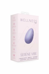 Blush Wellness Serene Vibe masażer silikonowy lawendowy, 10 trybów, Rumble Tech, USB, IPX7