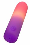 PLAY WITH ME Cotton Candy mini wibrator silikonowy IPX7, precyzyjna końcówka, USB, różowy