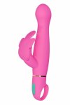 Aria Naughty AF 2.0 wibrator ładowalny podwójny, śliwkowy, 10 trybów RumboTech™, 20,3 cm