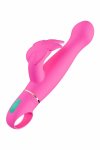 Aria Naughty AF 2.0 wibrator ładowalny podwójny, śliwkowy, 10 trybów RumboTech™, 20,3 cm