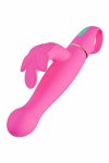 Aria Naughty AF 2.0 wibrator ładowalny podwójny, śliwkowy, 10 trybów RumboTech™, 20,3 cm