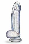 NATURALLY YOURS BLING Sparkling Clear 19 cm model z brokatem, mocna podstawa, przyssawka