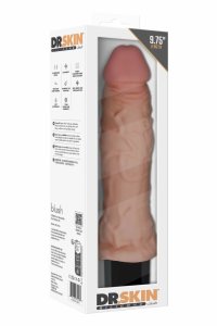 DR. SKIN DR. WEBBER wibrator silikonowy 10 trybów, Flexishaft™, 24,8 cm, UltraSilk®, czarny