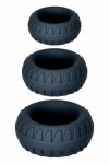 Performance Plus Drift zestaw 3 silikonowych pierścieni anatomicznych, teksturowane UltraSilk