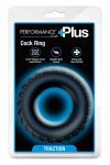 Performance Plus Traction silikonowy pierścień intymny UltraSilk®, gruba konstrukcja, czarny