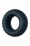 Performance Plus Traction silikonowy pierścień intymny UltraSilk®, gruba konstrukcja, czarny