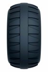 Performance Plus Traction silikonowy pierścień intymny UltraSilk®, gruba konstrukcja, czarny