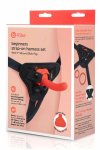 b-Vibe Beginners Strap-On Harness Set 5” silikonowy zestaw z uprzężą i O-ringami