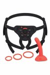 b-Vibe Beginners Strap-On Harness Set 5” silikonowy zestaw z uprzężą i O-ringami