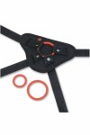b-Vibe Beginners Strap-On Harness Set 5” silikonowy zestaw z uprzężą i O-ringami