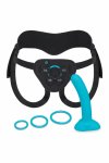 b-Vibe Every Body Strap-On Harness Set 6” silikonowy peg z uniwersalną uprzężą