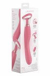 Le Wand Lick 3-1 Double Ended Vibe z funkcją języka i systemem ssącym, silikon, IPX6
