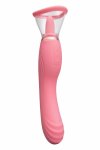 Le Wand Lick 3-1 Double Ended Vibe z funkcją języka i systemem ssącym, silikon, IPX6