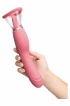 Le Wand Lick 3-1 Double Ended Vibe z funkcją języka i systemem ssącym, silikon, IPX6