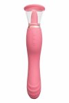 Le Wand Lick 3-1 Double Ended Vibe z funkcją języka i systemem ssącym, silikon, IPX6