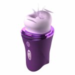 PIPEDREAM Lush Kiss Plush masażer z ruchomym językiem, 3 poziomy ssania, miękkie usta