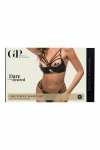 GUILTY PLEASURE Nocturne Night Set Black XXL Datex, komplet z paskami, biustonosz i stringi