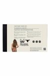 GUILTY PLEASURE Nocturne Night Set Black XXL Datex, komplet z paskami, biustonosz i stringi