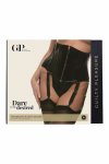 Guilty Pleasure Wondering Waist Cincher Black XL – pas modelujący Datex, sznurowanie i odpinane paski