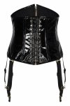 Guilty Pleasure Wondering Waist Cincher Black XL – pas modelujący Datex, sznurowanie i odpinane paski