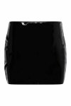 GUILTY PLEASURE Strike Skirt czarna mini spódnica Datex M – elastyczny pas, połysk