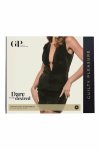 Guilty Pleasure Moonlight Dare Dress czarna mini sukienka M, Datex, głęboki tył, złoty zamek