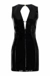 Guilty Pleasure Moonlight Dare Dress czarna mini sukienka M, Datex, głęboki tył, złoty zamek