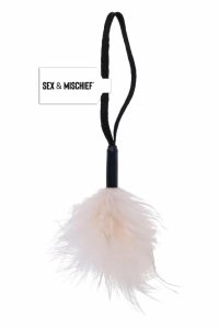 PEACHES 'N CREAME Wrist Feather Tickler kremowy, miękkie piorka i ergonomiczna pętla