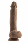 EVOLVED Full Monty 9 Inch Dark zaawansowana maszyna intymna z pilotem, ruch i wibracje