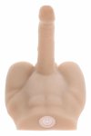 EVOLVED TORSO EASY RIDER LIGHT model z funkcją ruchu i wibracji, jasny, 24 cm