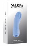 SELOPA Finger Vibrator Purple elastyczny masażer palcowy, 10 trybów, silikonowy, USB