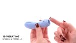 SELOPA Finger Vibrator Purple elastyczny masażer palcowy, 10 trybów, silikonowy, USB