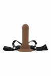 SELOPA Our First Hollow Strap On Dark 6'' regulowany pas intymny z wyjmowaną wkładką