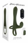 ZERO TOLERANCE STRAP TAP & GO podwójny system wibracji, silikonowy, pilot, 19,4 cm