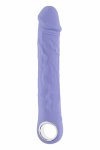 EVOLVED Large Purple Fantasy 9.5" wielofunkcyjny model silikonowy, uchwyt, fioletowy