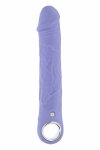 EVOLVED Large Purple Fantasy 9.5" wielofunkcyjny model silikonowy, uchwyt, fioletowy