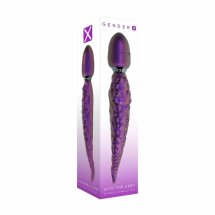GENDER X INTO THE DEEP fioletowy model z ruchomym trzonem, 7 trybów, 16 cm, wodoodporny