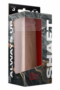 SHAFT Model J 6.5" Liquid Silicone Pine – anatomiczny model Flexiskin™, dwuwarstwowy, przyssawka