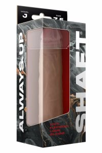 SHAFT Model J 7.5" Liquid Silicone anatomiczny model dwuwarstwowy, przyssawka, Pine