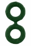 SHAFT Double C-Ring Model D Medium Zielony – podwójny pierścień Flexiskin™ Liquid Silicone