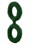 SHAFT Double C-Ring Model D Medium Zielony – podwójny pierścień Flexiskin™ Liquid Silicone