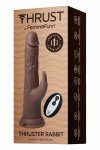 FemmeFunn Thruster Rabbit Brown – maszyna intymna LIQUISILK™, ruch posuwisty, pilot