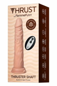 FemmeFunn Thruster Shaft Nude – maszyna intymna LIQUISILK™, ruch posuwisty, pilot