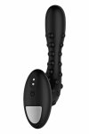 FORTO STUDDED PRO Wibrujący Masażer Czarny, 10 trybów, silikon medyczny, magnetyczny
