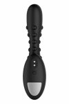 FORTO STUDDED PRO Wibrujący Masażer Czarny, 10 trybów, silikon medyczny, magnetyczny